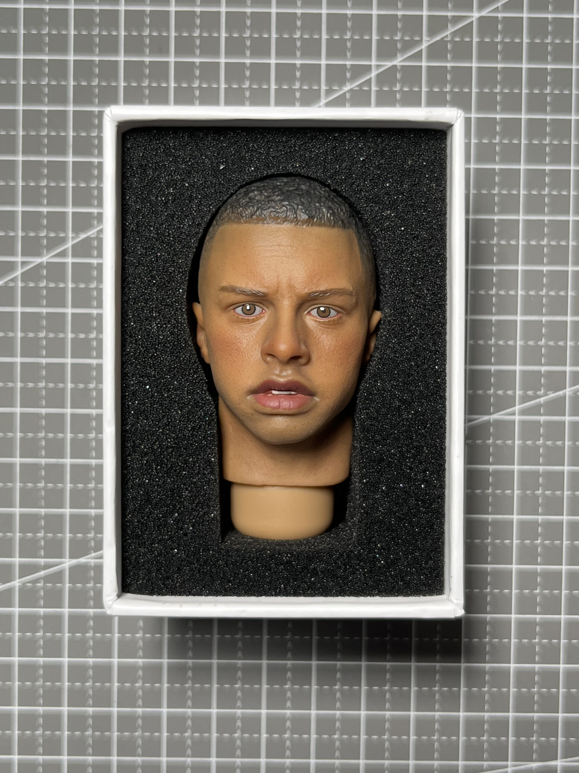 FacepoolFigure 1/6 Black Facepoolfigure Male – with FP-S-002 Sculpt Store Head Online Expression