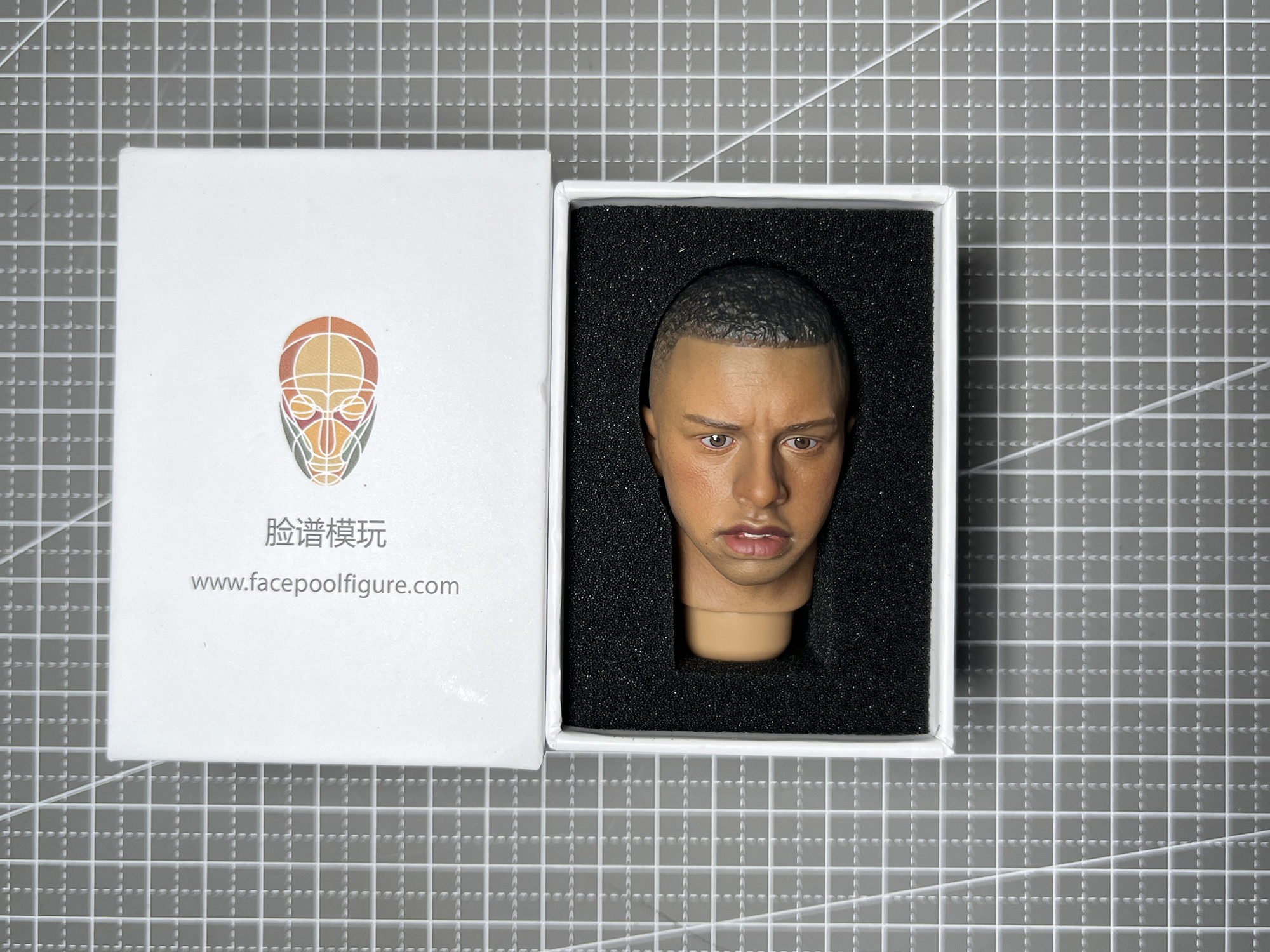 Black Head FP-S-002 – Sculpt Facepoolfigure FacepoolFigure Male Store Online 1/6 with Expression