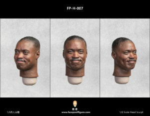 FacepoolFigure 1/6 Black Male Head Sculpt with Expression FP-H-007